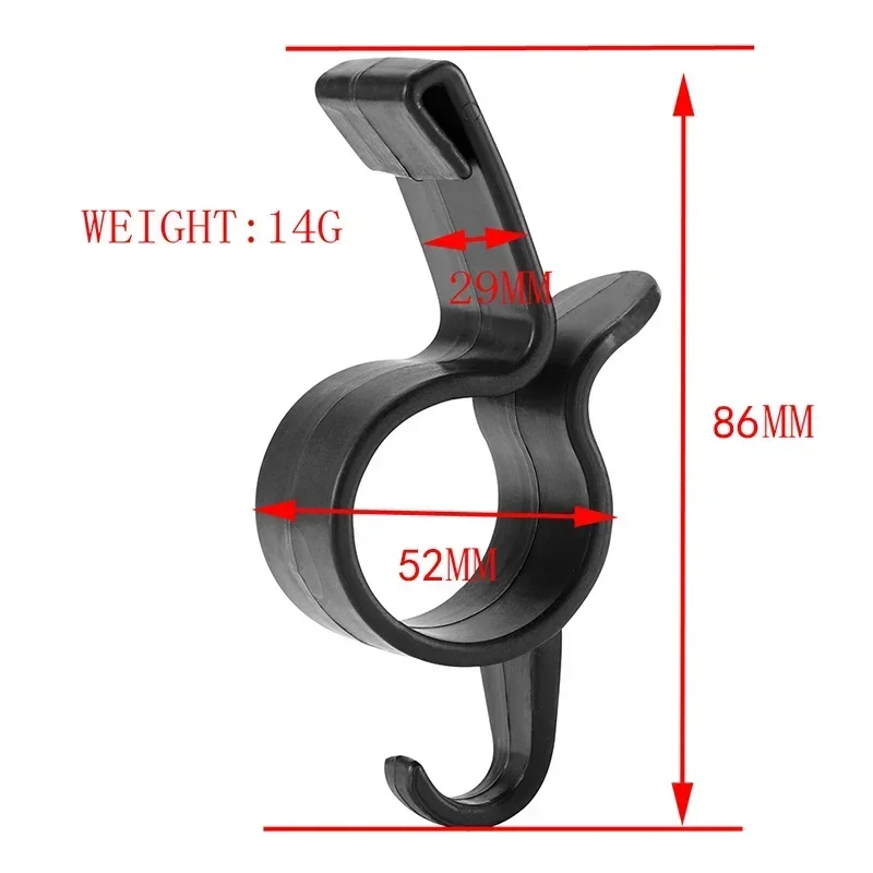 Car Umbrella Organiser Trunk Hook Towel Hooks Umbrella Mount Plant Black Car Universal Interior Storage Organiser Accessories image 5