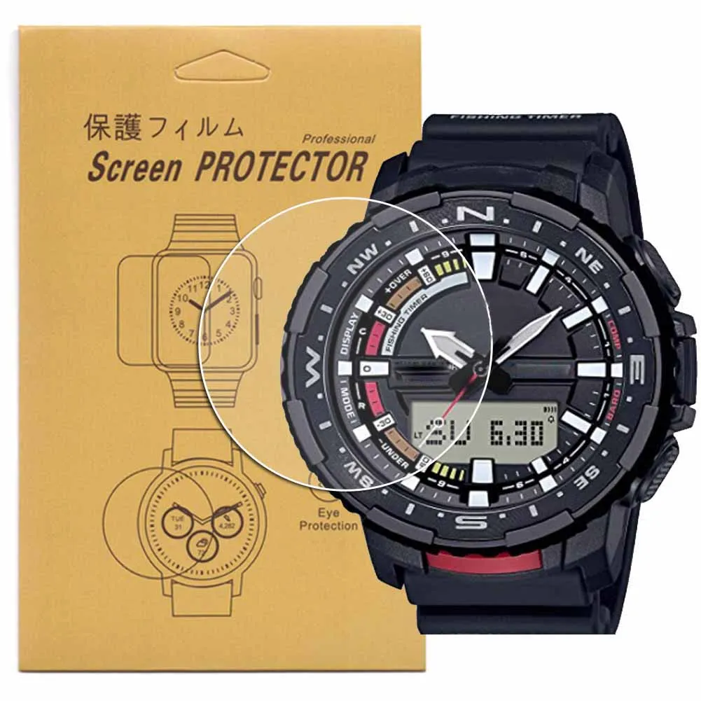 3 Pcs Protecteur D'écran Pour Magasin De PRT-B50 T B50 PRT-B70 GA-2100 GA-B2100 GM-2100 GST-B500 GST-B400 Clair TPU Charactership VPN résistant