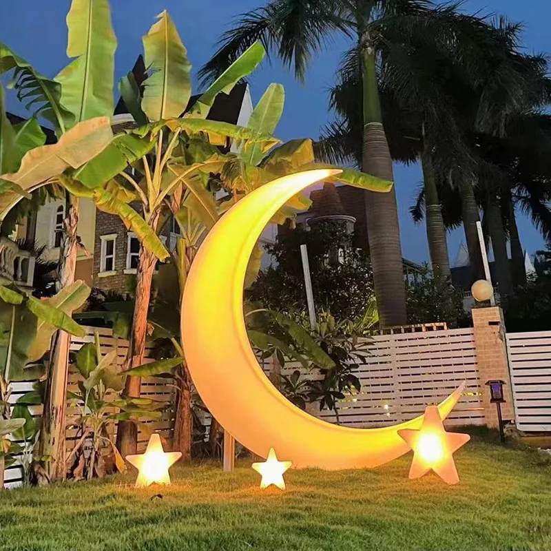 LED moon lights, indoor entryway landscaping ambient lights, outdoor waterproof lawn spherical lights, landscape courtyard light