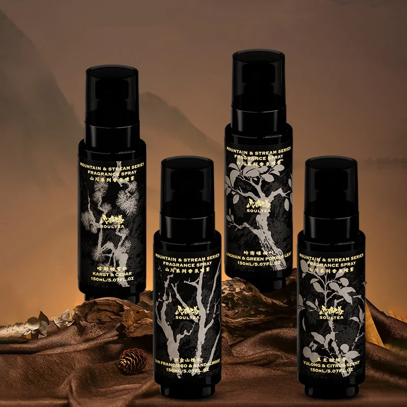 150 مللي رائحة الشاي عطر خشب الصندل عطر الأرز رذاذ طويل الأمد رائحة طازجة شعر الجسم الملابس ضباب للاستخدام اليومي