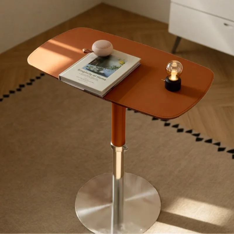 CX size round very simple modern sofa side several small apartment living room can lift and move rotating tea
