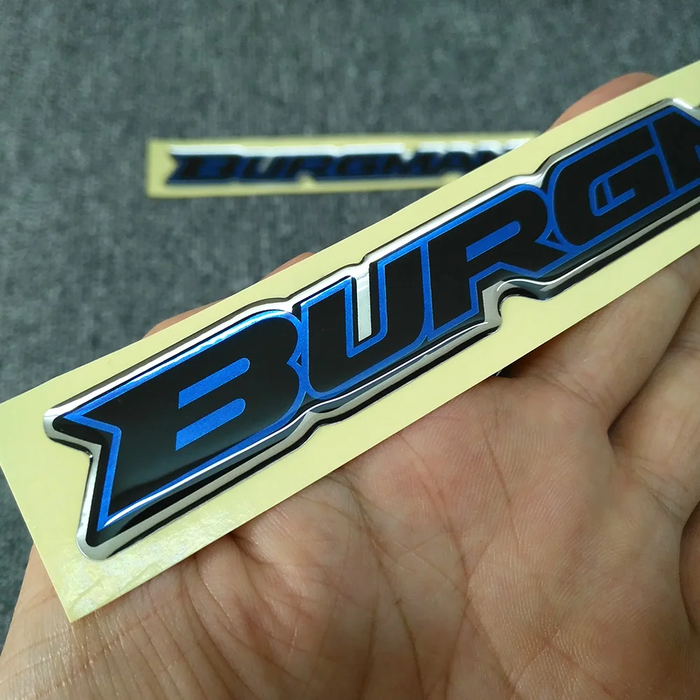 Per Suzuki Burgman AN125 AN200 AN400 AN650 Moto Emblema Distintivo Decalcomanie Scooter Adesivi 125 200 400 650