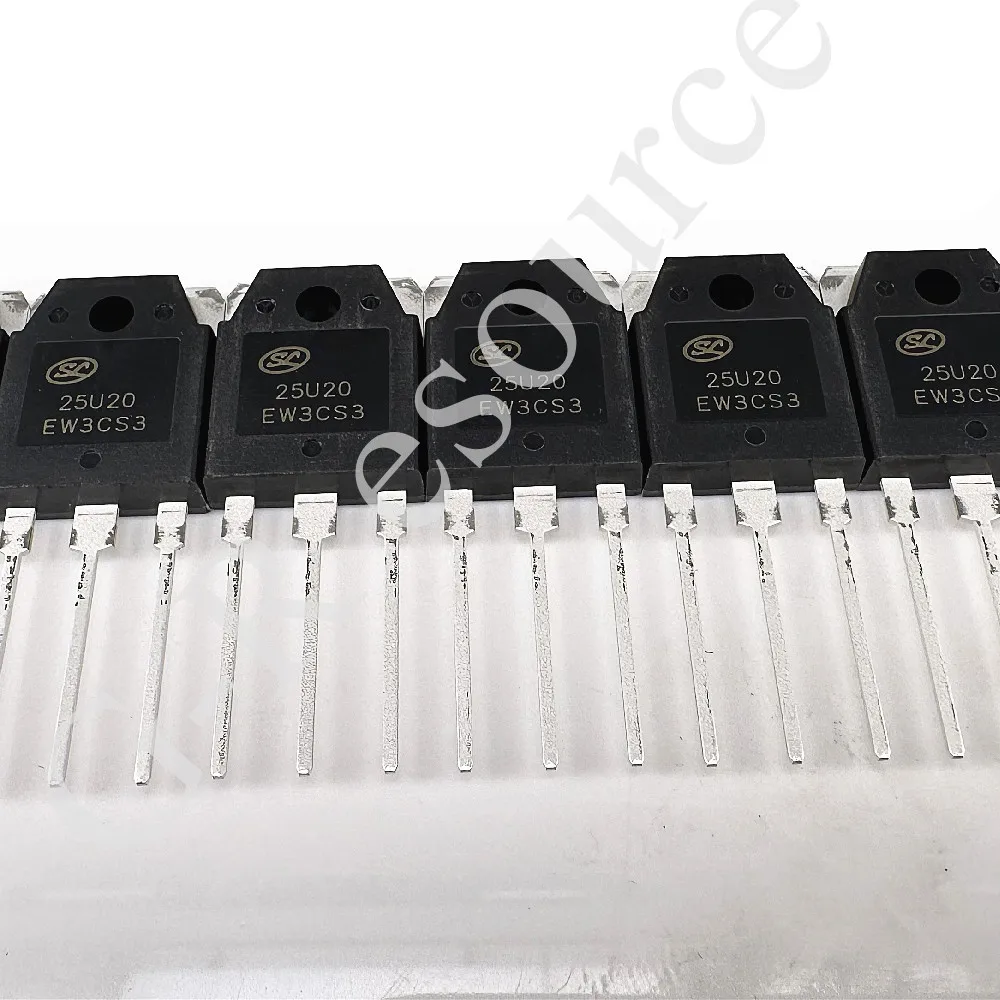 (10pcs) SFR25U20 TO-3P SFR25U20PN 25U20 200V inverter welding machine fast recovery rectifier diode