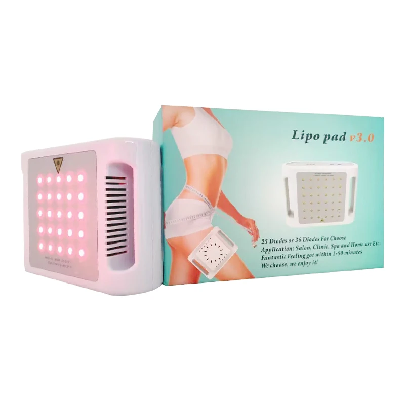 650nm Lipo Laser Gürtel Maschine 25 Dioden 36 Dioden Gewichts verlust Fett absaugung Abnehmen Mini Lipo Laser Pads