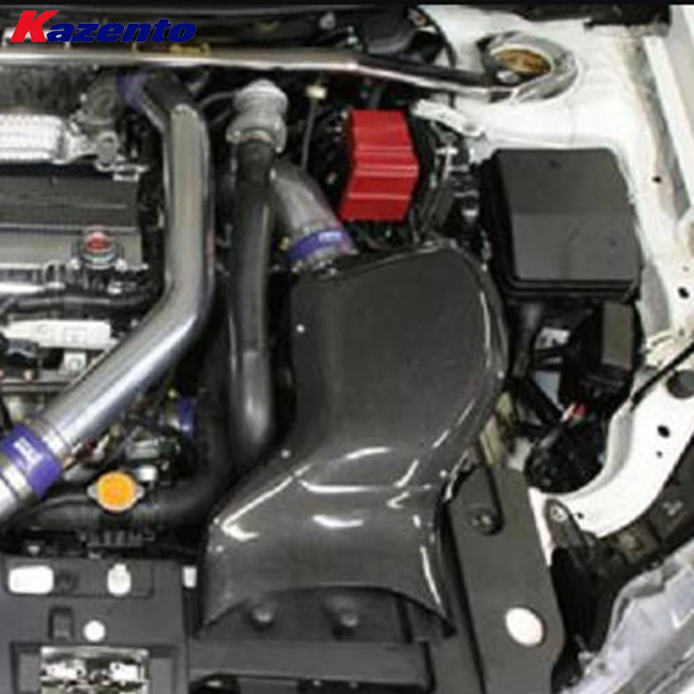 For Mitsubishi Evolution X EVO 10 CZ4A 07-16 Carbon KAN Style Air Intake Box view 3
