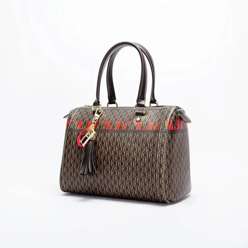 CH Ladies Bucket Bag Luxury Brand Designer New Ladies Large Capacity Exquisite Floral Pattern Travel Banquet High Grade Handbag image 5