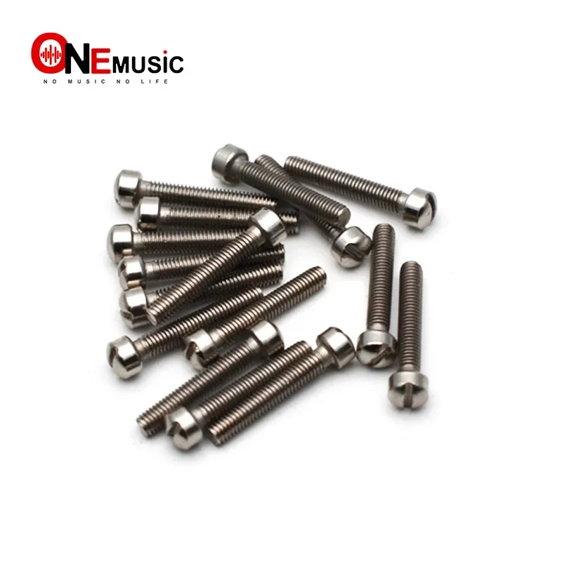 

100 pcs/lots Electric Guitar Humbucker Pickup Polepiece Pole Screws Guitar Pickup Magnet Screw Rods 18mm Length 3mm Diameter