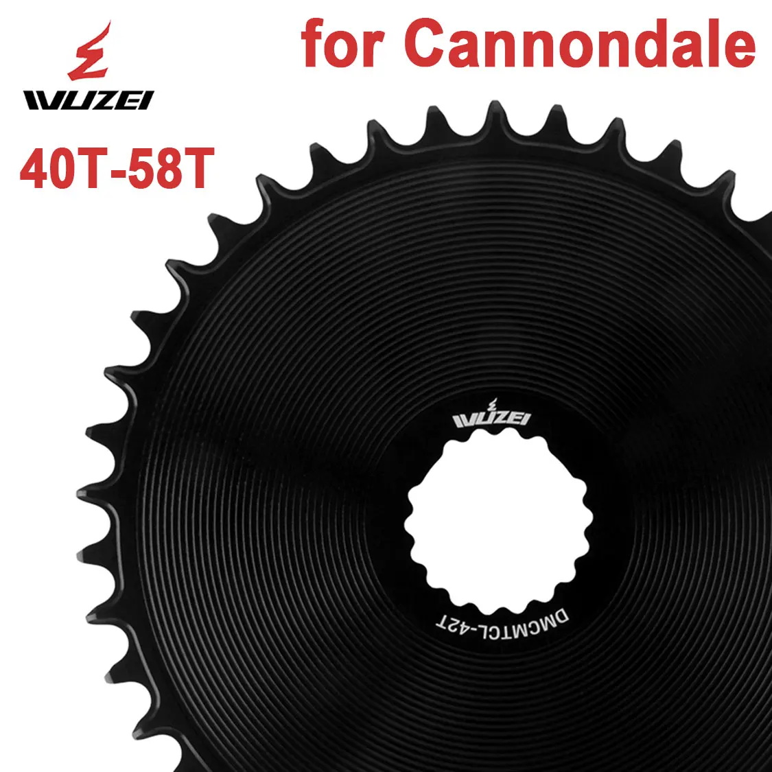 WUZEI Direct Mount Crown for Cannondale HollowGram SiSl 40T-58T Narrow Wide Bicycle Chainring Road Bike Chainwheel