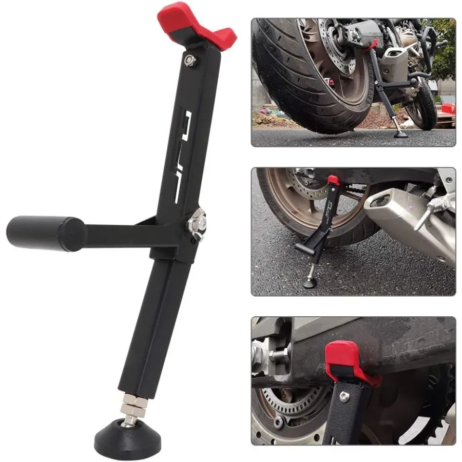 

Motorcycle Rear and Front Wheel Lift Stand Trail Stand Easy and Portable Second Generation New Design for Most Motorcycle Wheel