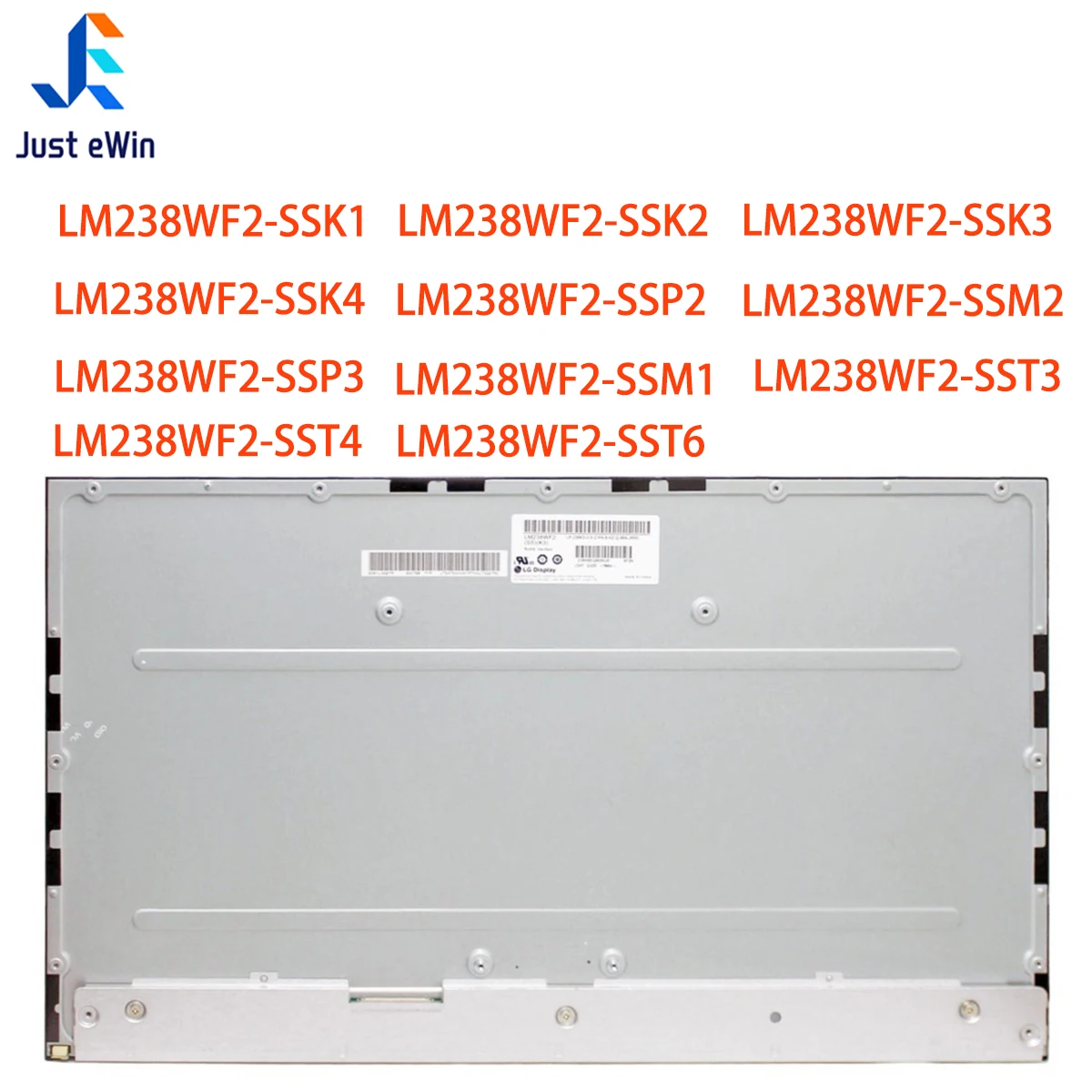 Original 23.0 Inch LM238WF2 SSK1 SSK2 SSK3 SSK4 SSP2 SSP3 SSM1 SSM2 SST3 SST4 SST6 Screen Display All-in-one Panel Replacement