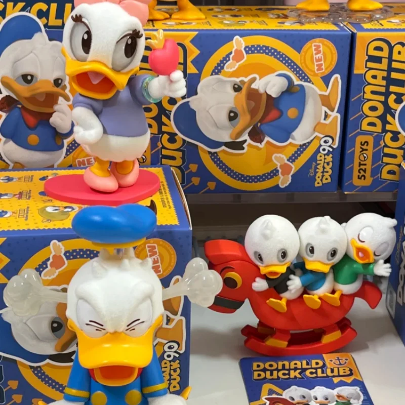

In Stock Genuine Disney Cartoon Donald Duck Club Series Blind Box Surprise Box Dolls Cute Desk Decoration Kids Birthday Gift