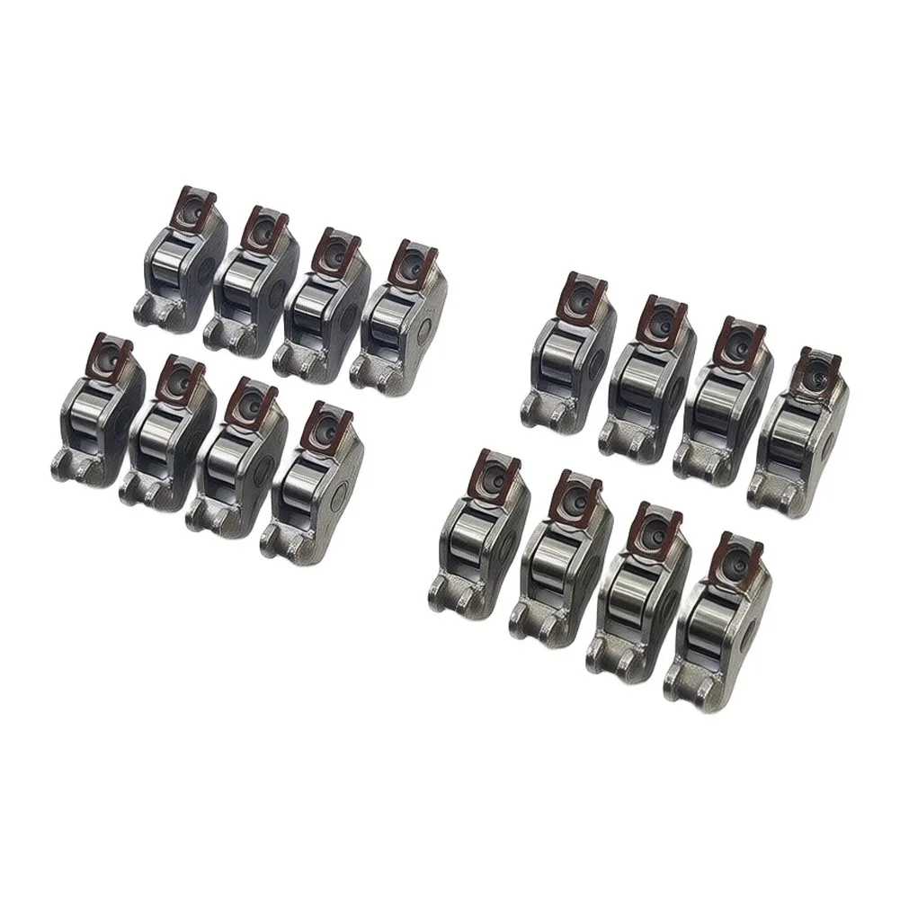 16PCS Engine Valve Rocker for Nissan For Opel For Renault Powertrain Applications Aligned with OEM 7700107556 8200115605