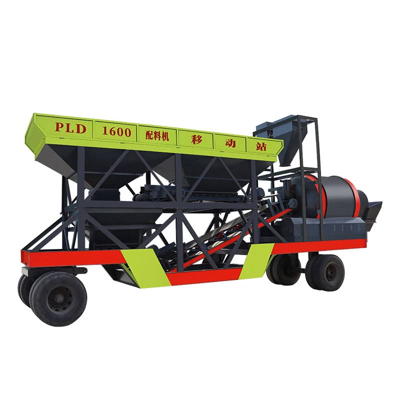 

New Large Automatic Small Mobile Concrete Mix Batching Plant Customized Concrete Plant for Precast Production Customized