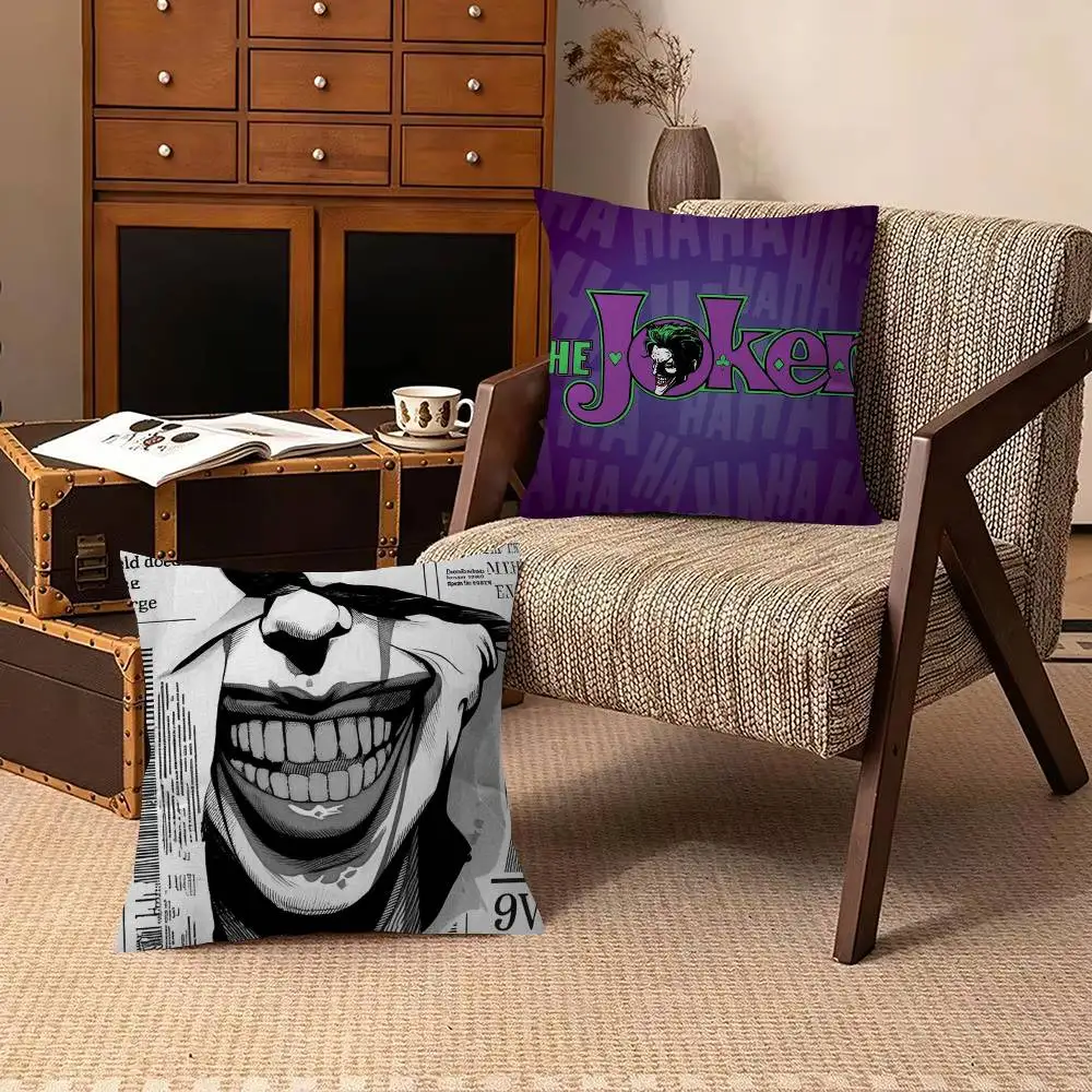 Super Villain  Movie   Decorative Room Aesthetics Pillow Case Home Decor Bedroom Sofa Bed Pillow J-Jokers Cover 45x45