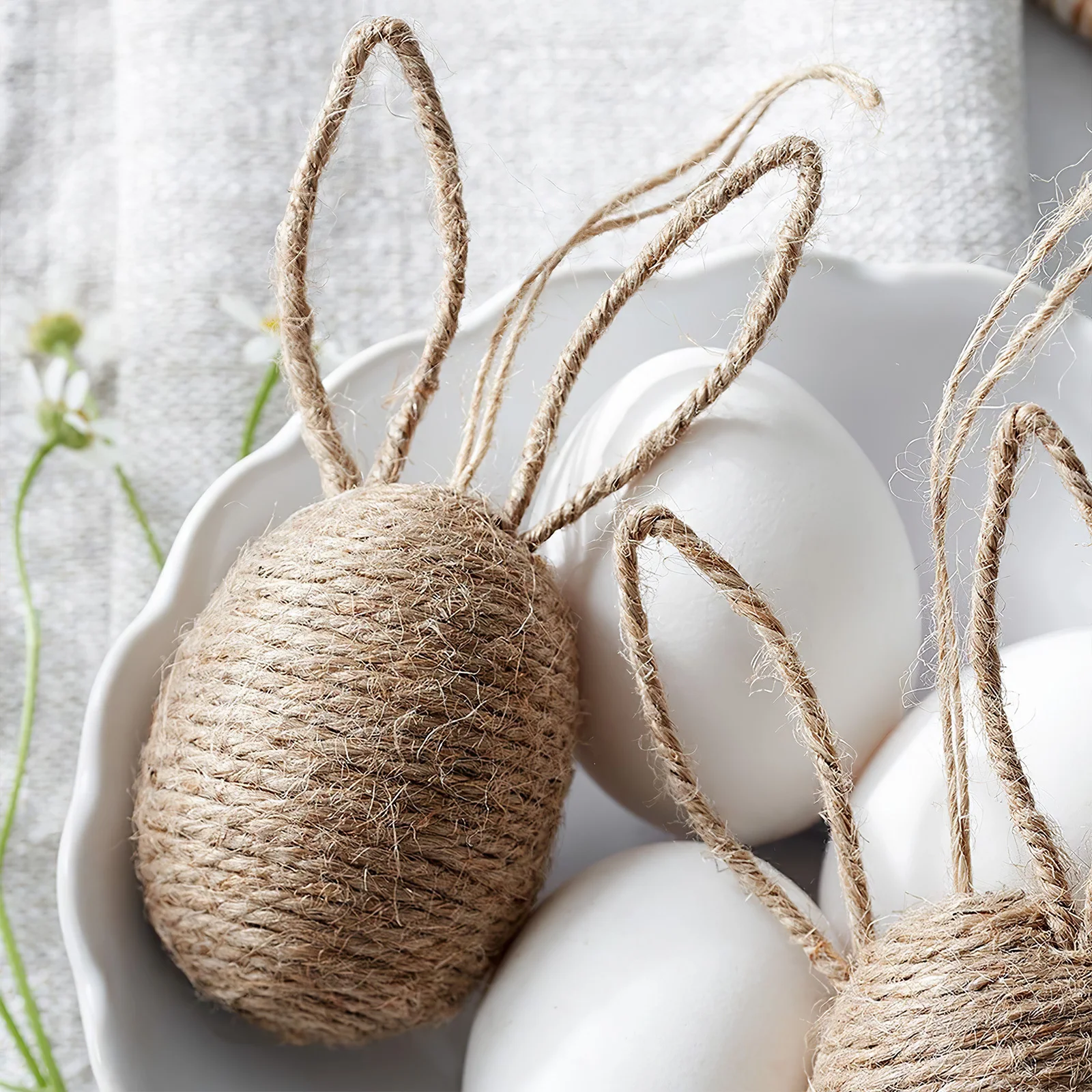 

2 Rolls Jute Rope Cord Natural Craft Twine Strong Lightweight for DIY Crafts Gardening String Jute Twine Thin Rope