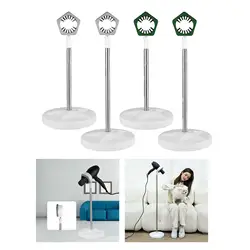 Hair Dryer Stand Holder Adjustable Height Floor Standing Home Blow Hair Dryer Bracket Stand Rack for Pet Grooming Hair Care Tool