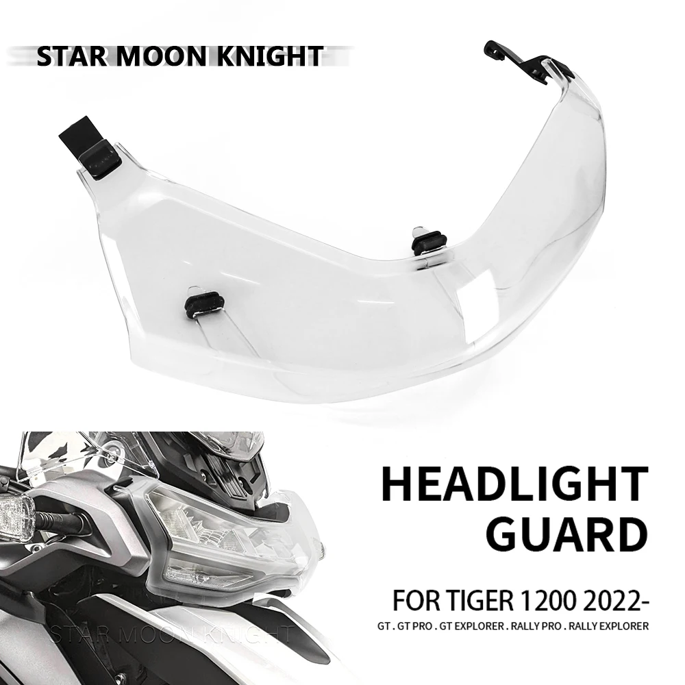 Motorcycle Headlight Protector Light Cover Protective Guard For Tiger1200 Tiger 1200 GT Pro Explorer Rally Explorer 2022-