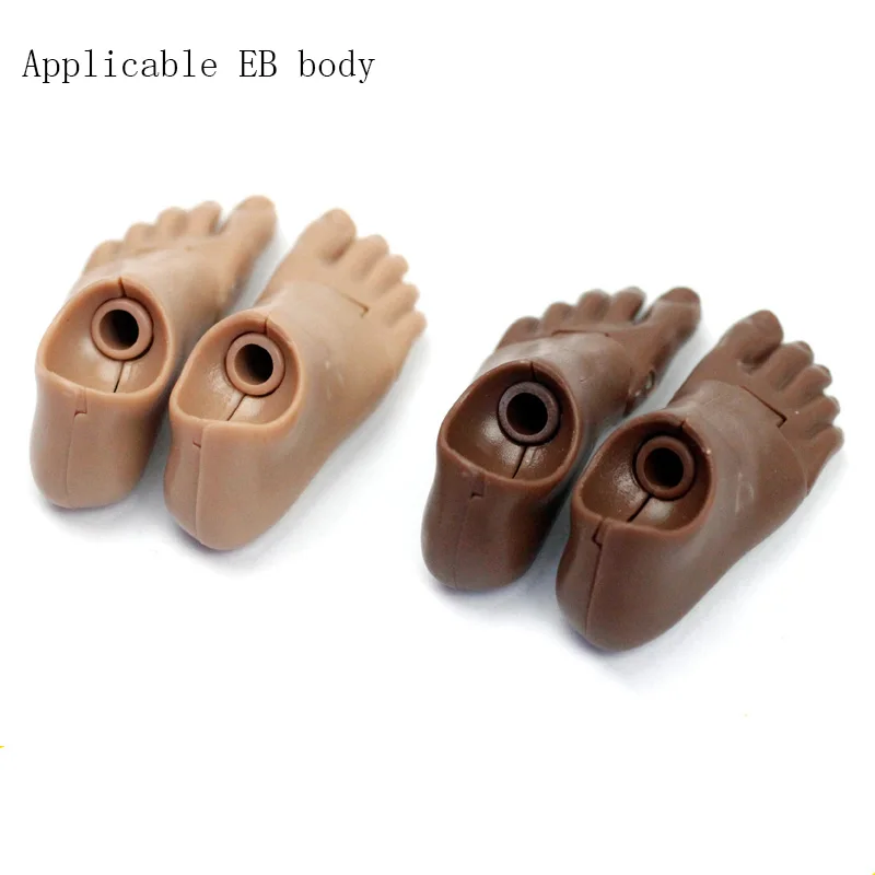 1/6 Male Soldier Replacement Feet Diy Assembling Foot Shape Doll Accessories Fit 12