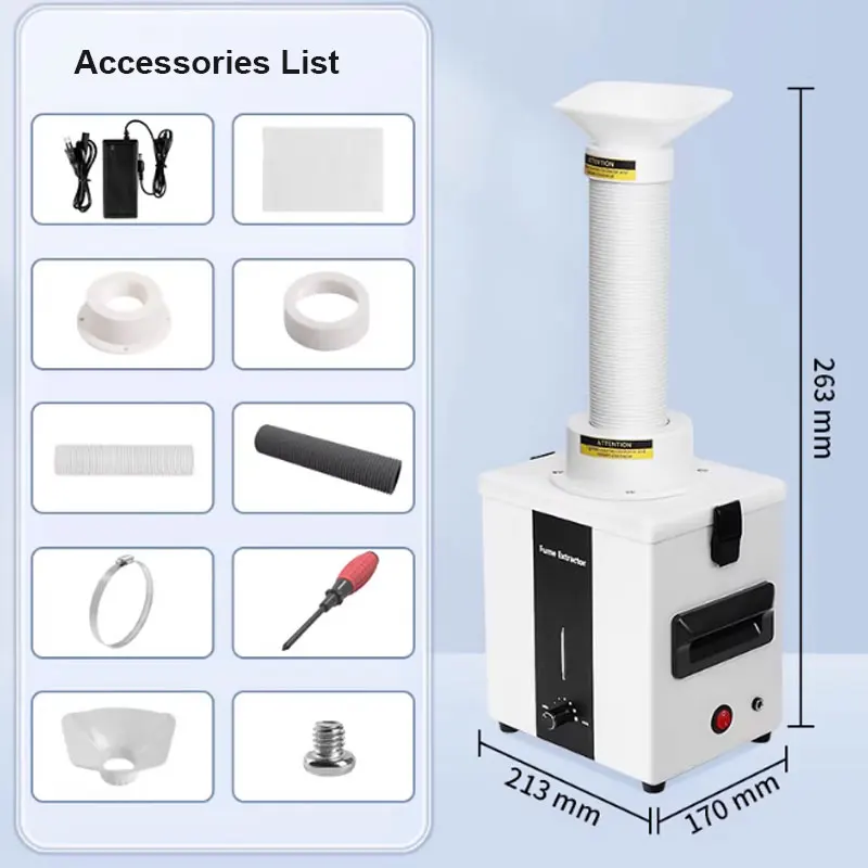 

50W Filter Fume Extractor Soldering Smoke Fume Absorber For Mobile Phone Welding Repair Tool Welding Absorbing