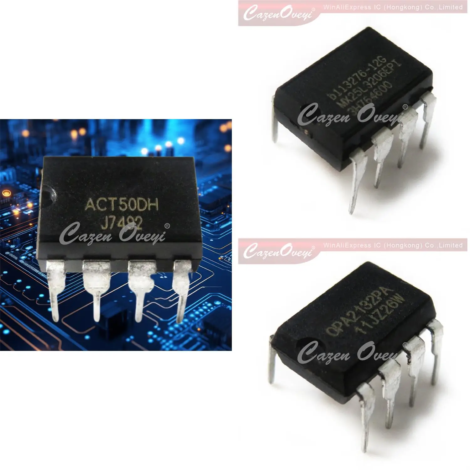 （5pcs）MX25L3206EPI-12G MX25L3206EPI MX25L3206 OPA2132PA OPA2132 ACT50DH ACT50 DIP-8