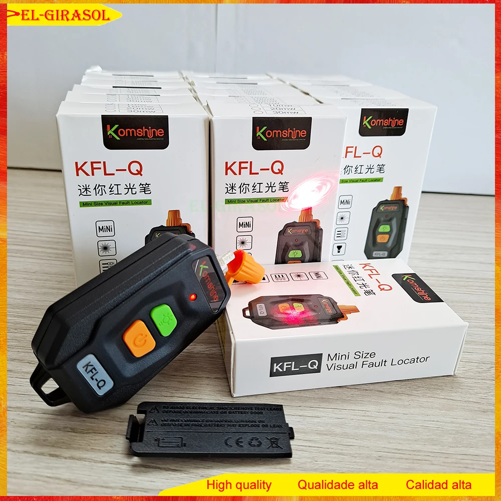 

Fiber Cable Tester KFL-Q FTTH 10/20/30MW Visual Fault Locator Optical Fiber Optic Fiber 20-30M VFL