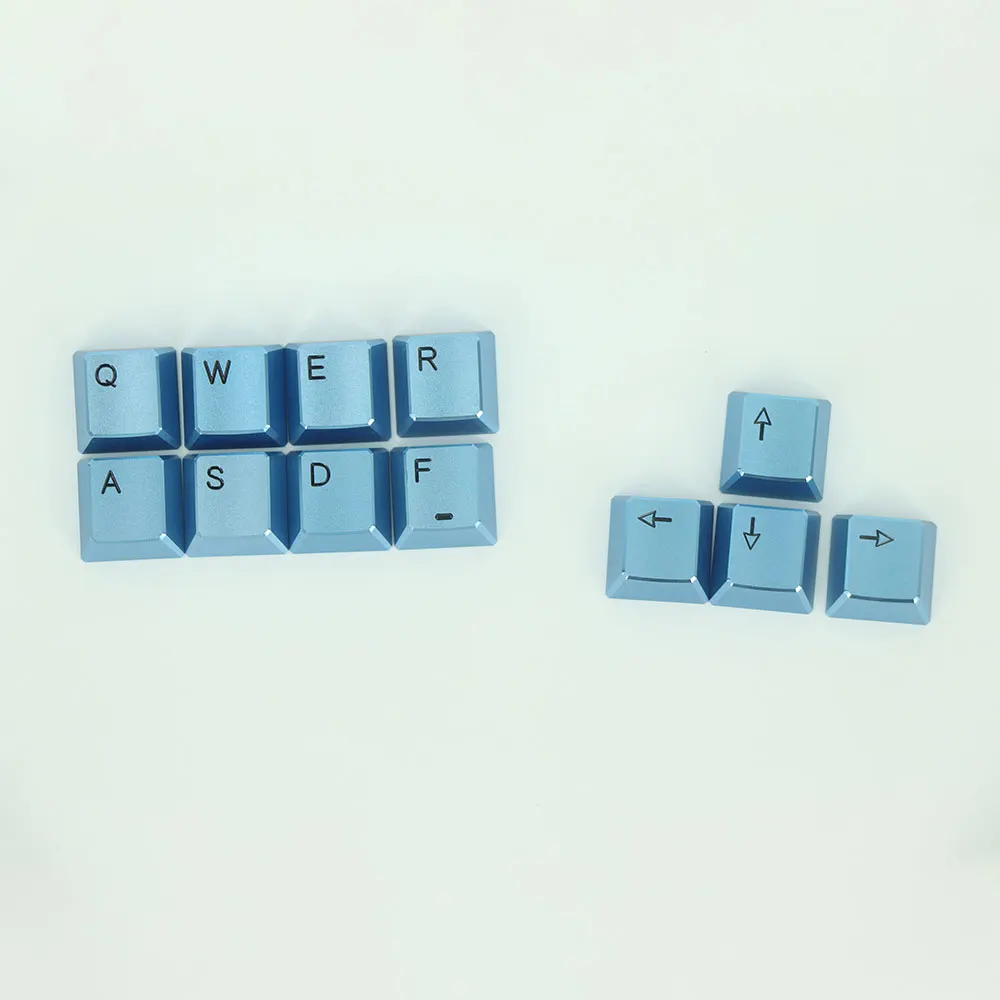 Aluminum Alloy Keycaps Cherry Height Opaque Keycaps  High Gloss Characters High Gloss Edges Personalized Metal Keycaps
