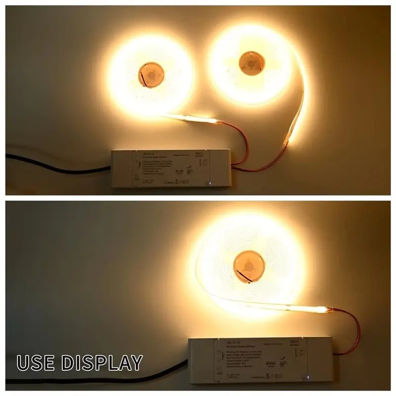 [NEWA08R】 AC Push-Dim Power Supply LED Driver For LED Strip DC12V