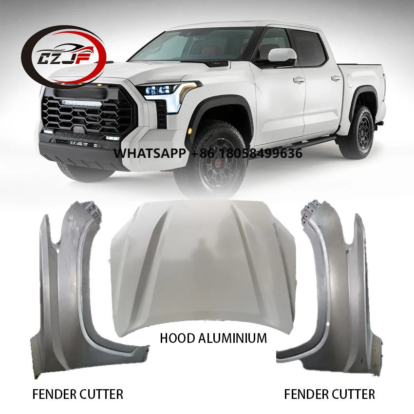 

CZJF Hot Selling Aluminum Fender Hood Body Kit for Toyta Tundra 2022 2023 2024