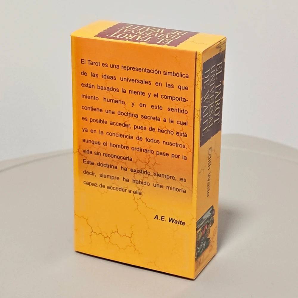 10,3*6 cm El Tarot Universal De Waite (edición en español) 78 Uds. Cartas De Tarot universales basadas en el sistema Rider Waite