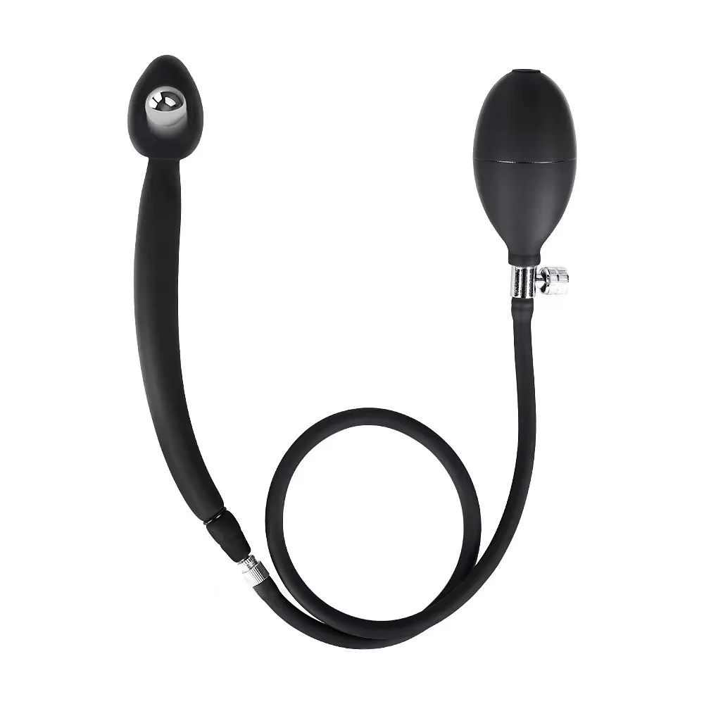Inflatable Anal Plug Set, Adjustable Size Silicone Anal Toy, Adult Sex Toy for Anal Play Sex Toys