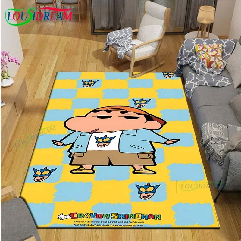 Fashion C-Crayon-Shin-chan Printed  Carpets Living Room Anti-Skid Area Rug Kids Bedroom Mats Yoga Mat Large Carpet Decor