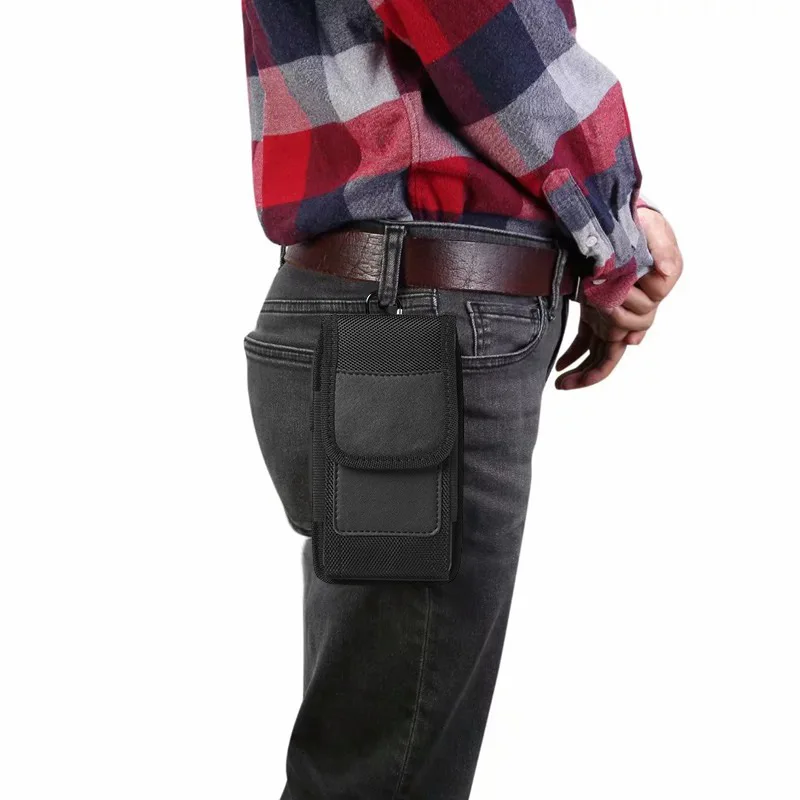 Large Capacity Mobile Phone Bags Cell Phone Holster Pouch With Belt Loop Wallet Cover Case Waist bag Phone Protector