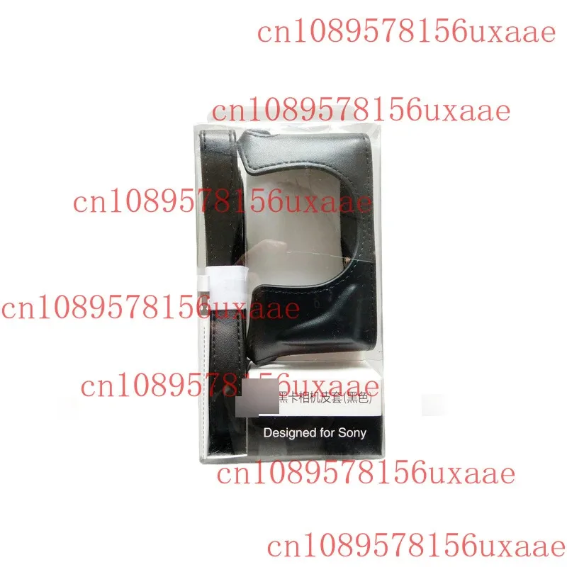 Capa de couro PU para câmera Sony RX100 Mark II III IV V M2 M3 M4 M5A M6 M7
