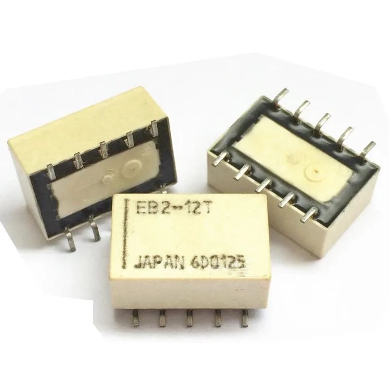 

NEW relay EB2-12T EB212T EB2-12 12VDC DC12V 12V SMD10 10pcs/lot