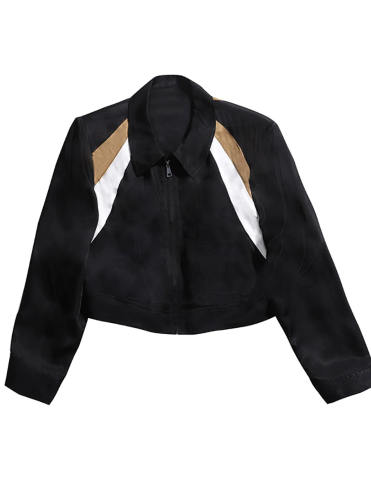 

NANASTORE Women's ort Casual Loose round Ne Jaet Autumn Sle 2024 New Arrival Baseball Sle Top Quali Fabric