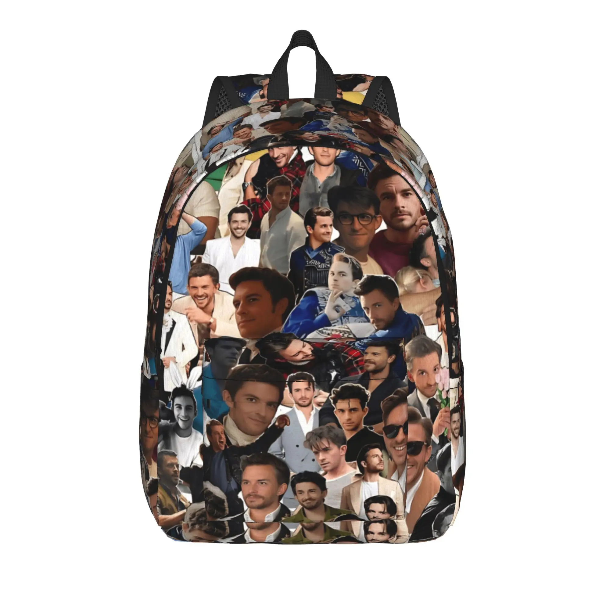 Jonathan Bailey  Backpack  Travel Backpacks Student Unisex Designer Soft High School Bags Elegant Rucksack