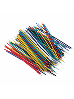 120pcs 24AWG Tin-Plated Breadboard Jumper Cable Wire 8cm Electronic Wire White Blue Red Yellow Green Black for DIY PCB Board