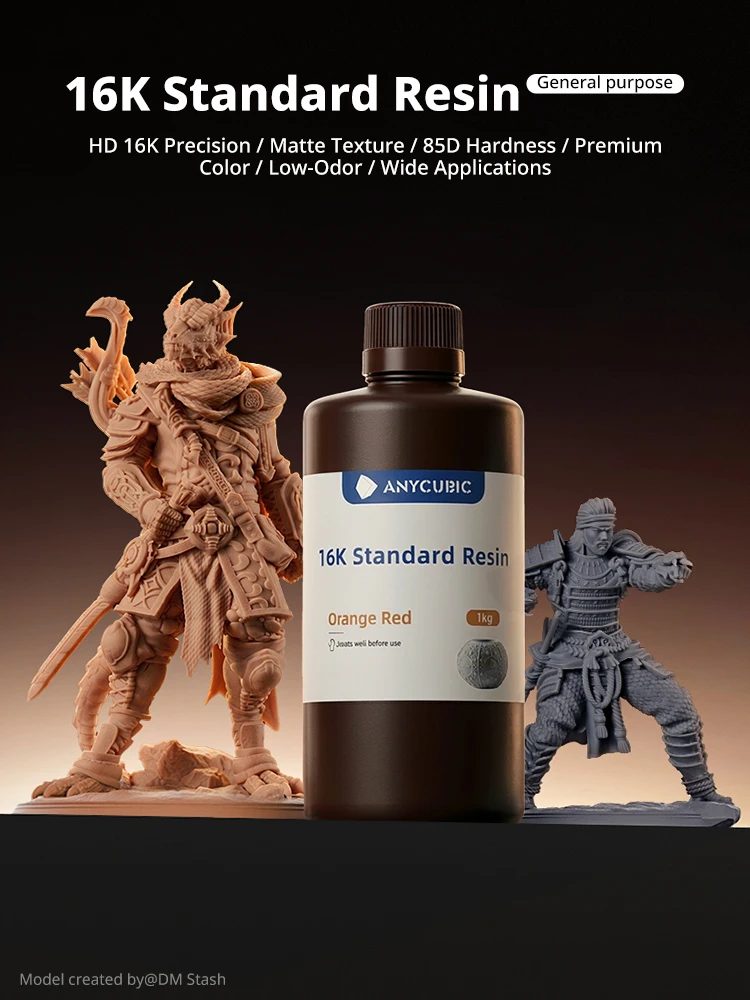 Najnowsza żywica ANYCUBIC HD 16K Standard o wysokiej precyzji UV 405nm do drukarek 3D LCD SLA DLP Anycubic Photon — zdjęcie produktu 7