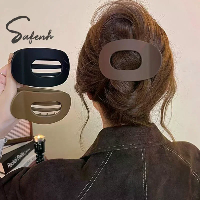 Matte Flat Hair Clips Non Slip Strong Hold Hair Barrettes 3 Color Choices for Makeup Bangs Fixing Women Girls