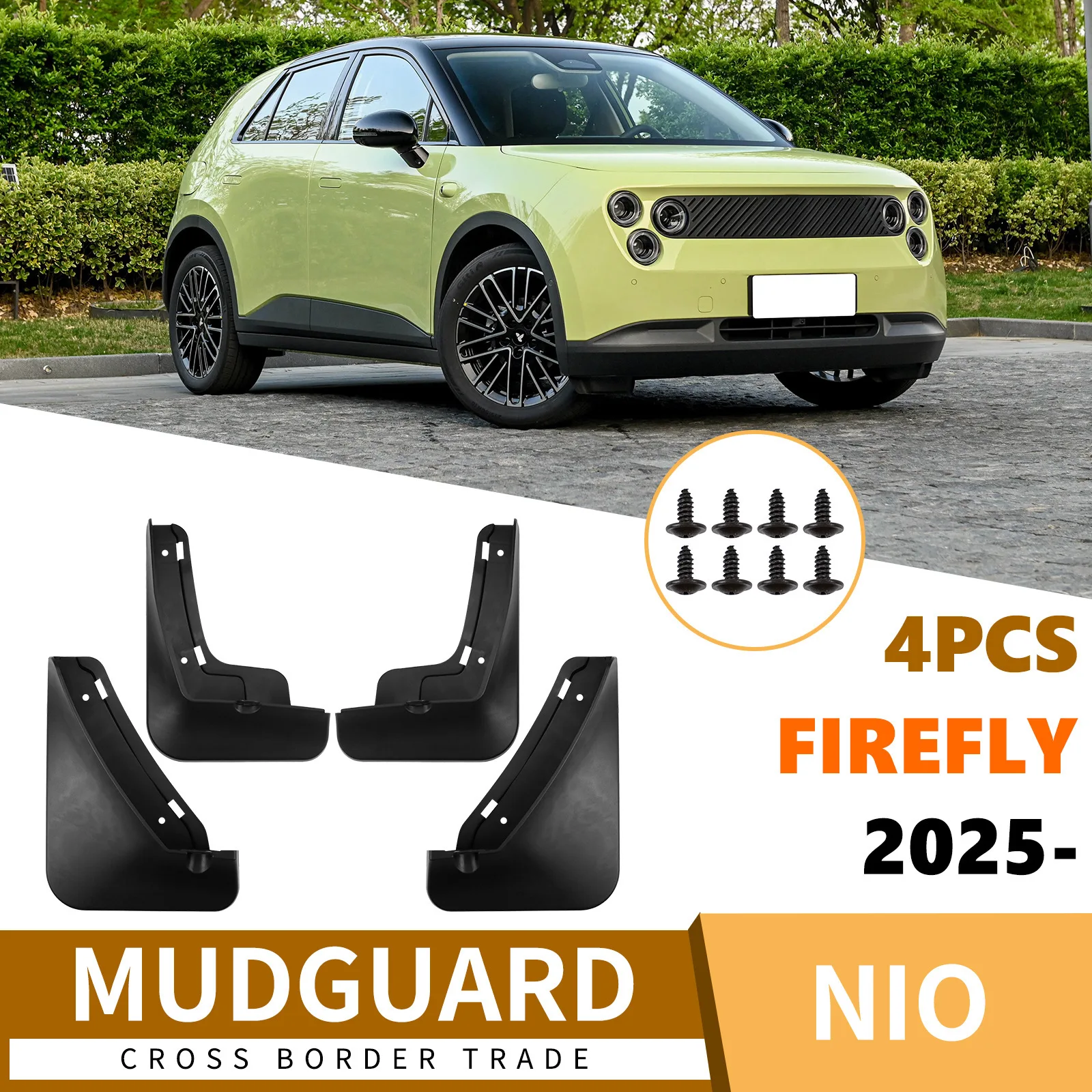 For NIO Firefly 2025 car fender soft rubber tile supplies 4runner accessories car accessories fender flares