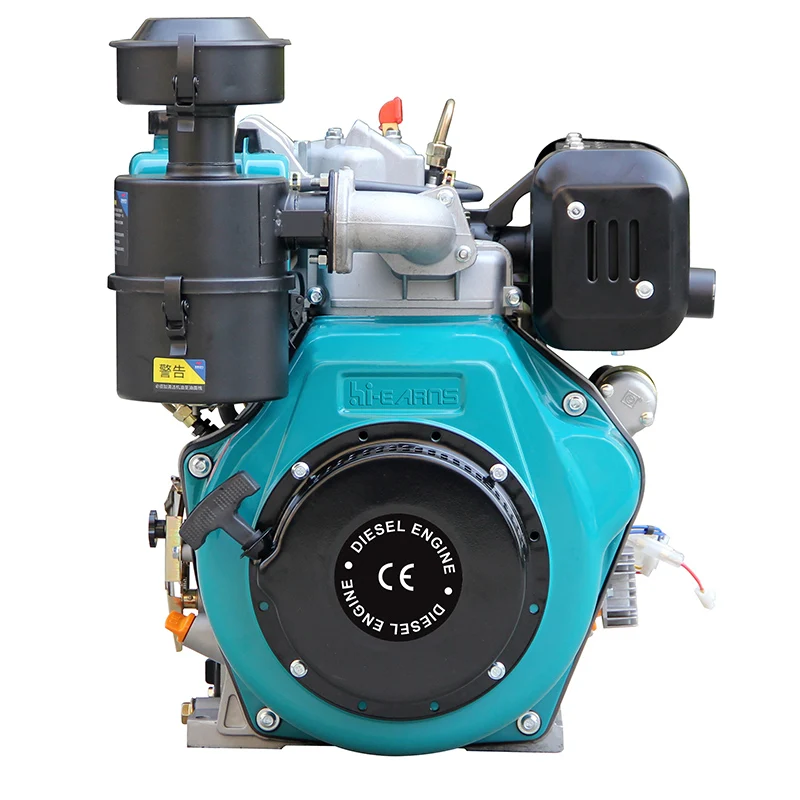 

HR192FBE 8kW Single Cylinder Oil Filter Keyway Shaft Easy Operate Euro 5 Emission Standard Air-Cooled Engine Bearing