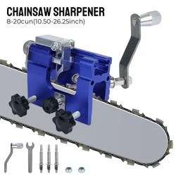 Electric Saws Repair Tools Hand-operated Woodworking Chainsaw Sharpener Wood and Garden Sharpening With 3 Grinding Rod