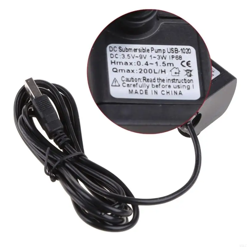 MOLC DC3.5V-9V 3W Quiet Adjustable Replacement USB Water