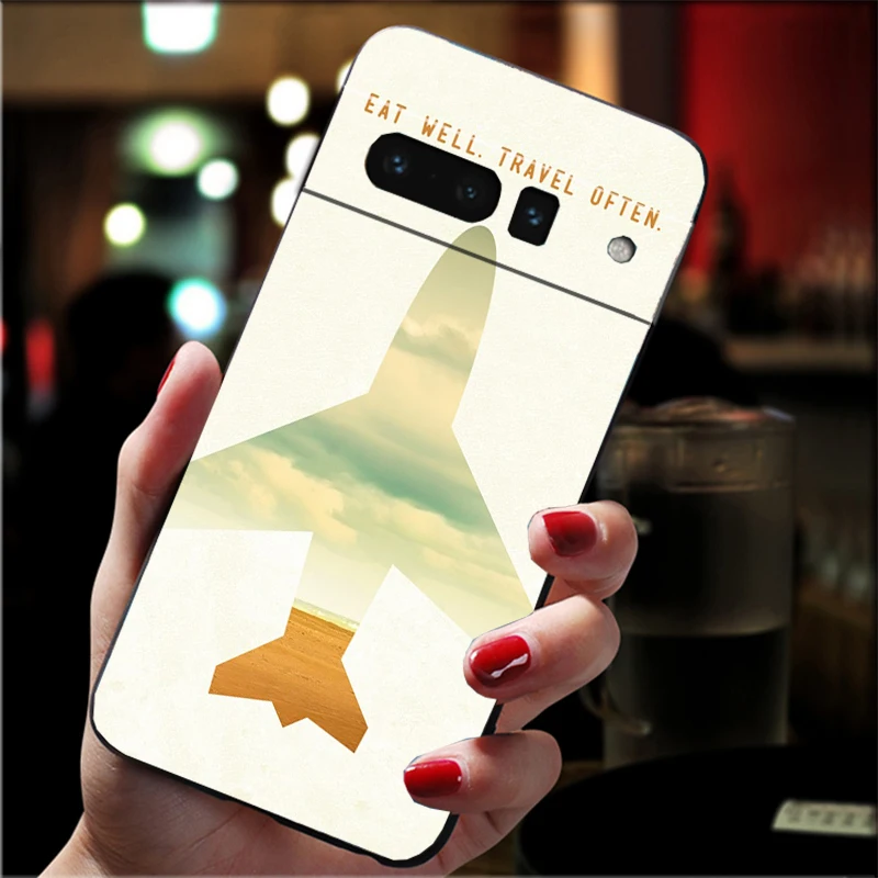 

Phone Case For Google Pixel 10 9 Pro XL 9A 8 7 6 Pro Pixel 8A 7A 6A Pixel 8 7 6 5 Aircraft Airplane travel Plane