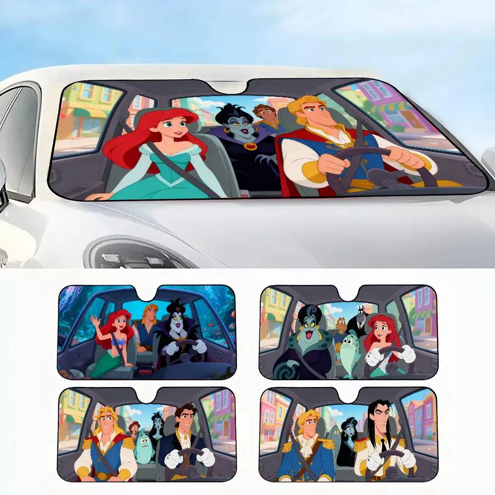 

Disney's Little Mermaid Car SunShade Car insulation windshield sunshade, UV blocking sunshade protector