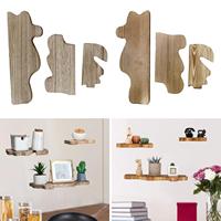 3Pcs Bathroom Floating Shelves Wall Display Shelves for Bedroom Home Decor