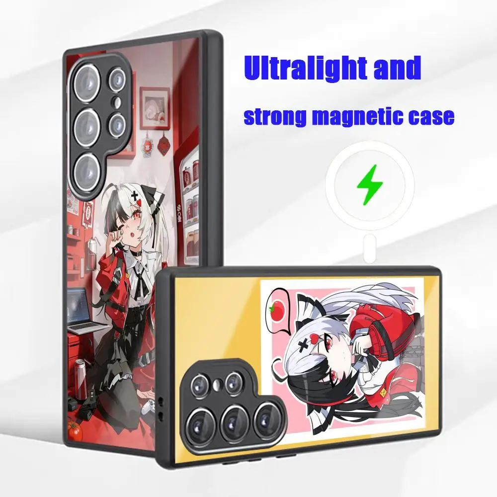 Lacrimosa Hot Game NTE  Phone Case For Samsung S26 S25 S24 S23 S22 S21 S20 Plus Ultra Glass Magnetic Case