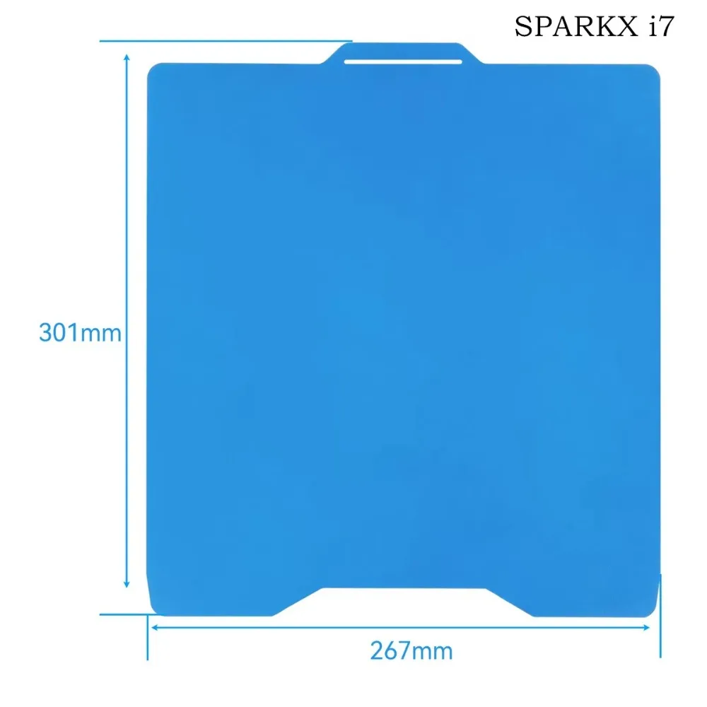 Upgrade SPARKX i7 Cool Plate 301x267mm Double Sided Textured Low Temp Removal Cold Build Plate for Creality SPARKX i7 3D Printer