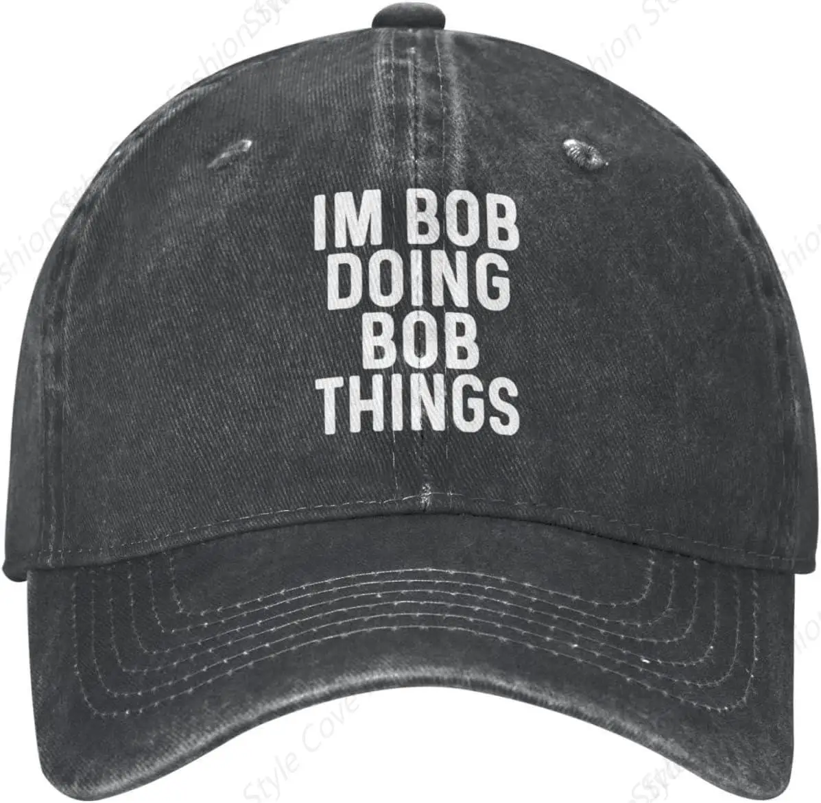 

I'm Bob Doing Bob Things Hat Pure Cotton Baseball Cap Fashion Adult Snapback Cap Men Women Four Seasons Adjustable Hat Sport Hat