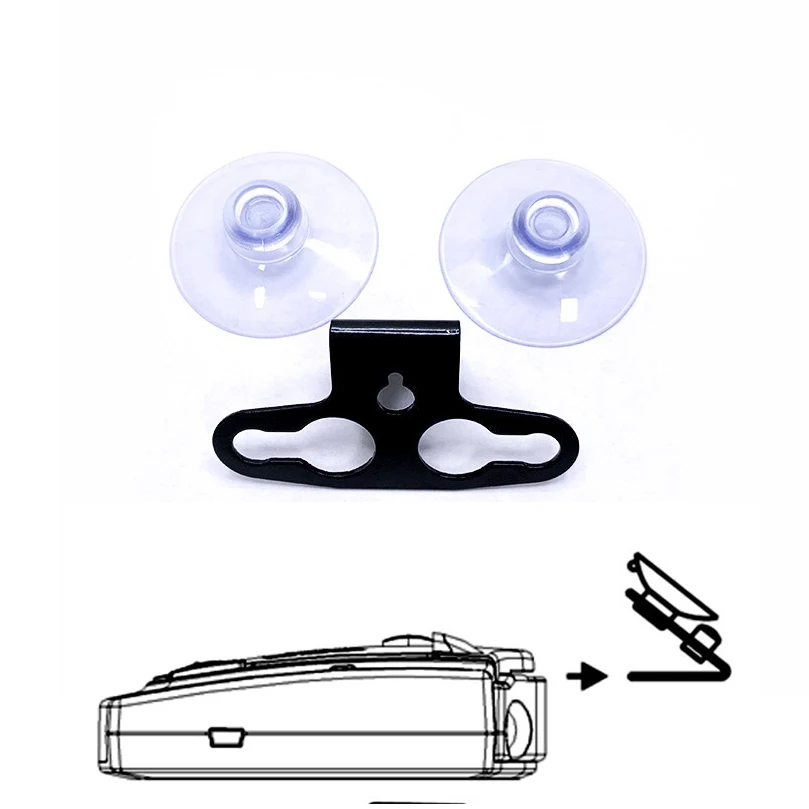Radar Suction Cup Holder Car Mount Bracket Windshield Plastic Reverse Radar Accessories Dog Mount Adjustable Durable